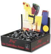 Suport pentru baston sau cârjă Flip