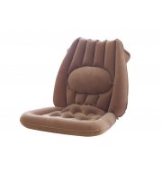 Pernă scaun gonflabilă cu spătar lombar
