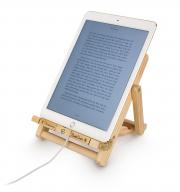Suport de carte, cititor și tabletă Deckchair Bookchair Medium Stripy Blue
