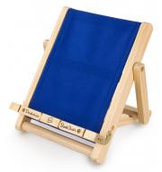 Suport de carte, cititor și tabletă Deckchair Bookchair Large Blue