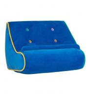 Pad de pluș pentru carte, cititor și tabletă BookCouch Blue